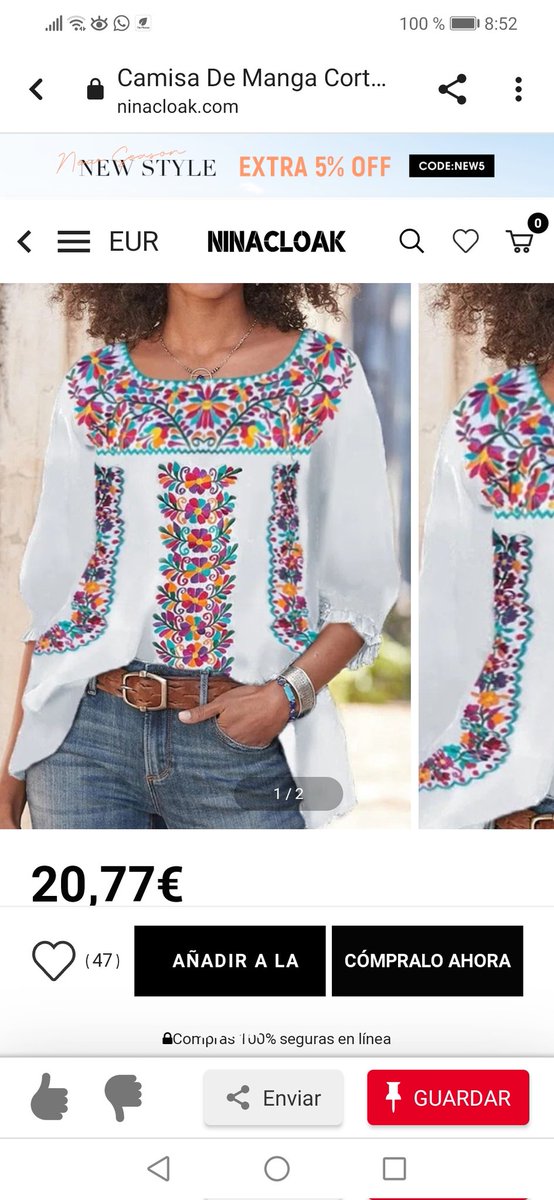veromaldo's tweet photo. Y sigue el robo y la apropiación cultural. Ahora @ninacloak pirata blusa de San Antonino, Oaxaca ¿qué dice la @SRE_mx? https://t.co/MKFXyZqYKY