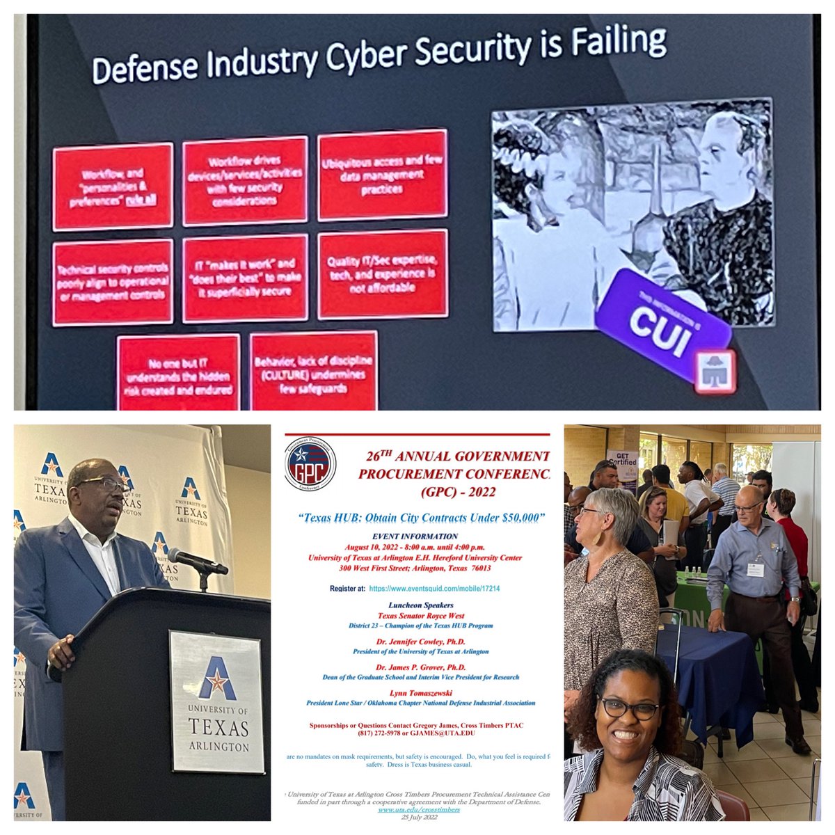 totalcyber's tweet photo. It was an honor to meet Texas Senator @RoyceWestTX  at the 26th Annual Government Procurement Conference (GPC) in Arlington, TX.

We are an SDVOSB Managed Cybersecurity Service Provider specializing in vulnerability analysis and penetration testing.
#sdvosb https://t.co/SVHk43aCyZ