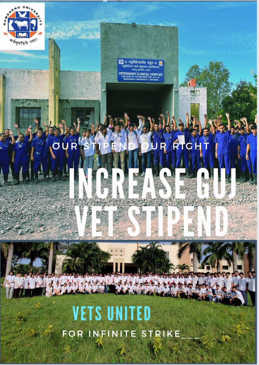 जिंदगी में मुश्किलें कितनी भी हो कोशिश करते रहिये बेहिसाब,
सफलता एक दिन निश्चित ही मिलेगी यकीन रखिये जनाब।
 #Increase_Guj_Vet_Stipend 
#guj_veterinary_students_on_strike 
#guj_vet_union 
<a href="/CMOGuj/">CMO Gujarat</a> <a href="/RaghavjiPatel/">Raghavji Patel</a> <a href="/KanuDesai180/">Kanu Desai</a> <a href="/CRPaatil/">C R Paatil</a> <a href="/Bhupendrapbjp/">Bhupendra Patel</a> <a href="/ndtv/">NDTV</a> <a href="/sandeshnews/">Sandesh</a> <a href="/tv9gujarati/">Tv9 Gujarati</a>