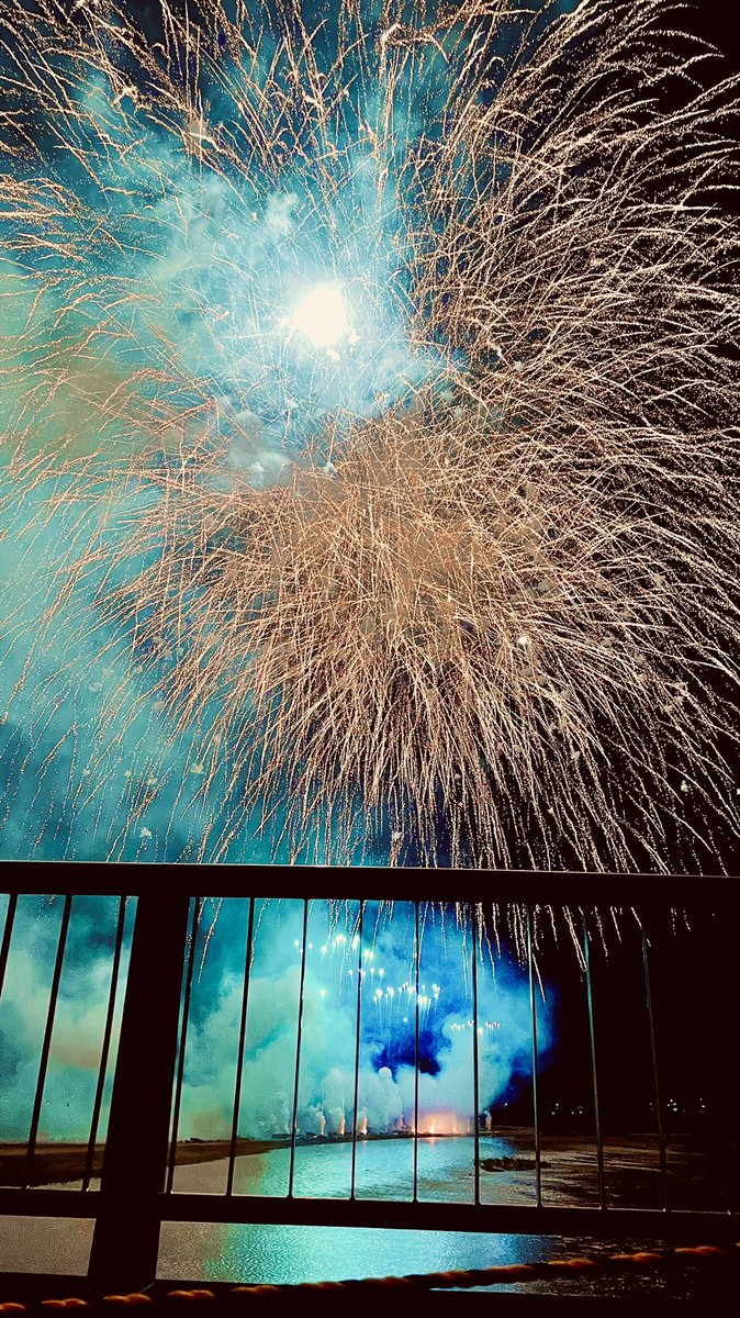 地元の花火大会行ってきたー!!‹‹\('ω` )/›› 
