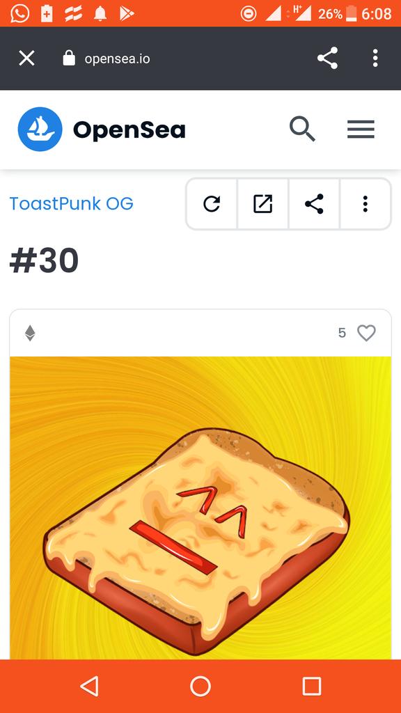 damilareseyi's tweet photo. @mrbr0own #ToastPunk #NFT #flexlove #ToastPunkGenesis #GetThatBread @toastpunk #Bullish @KingDanzo @SamuelSenneth @HakeemRabiu @zilisatoastpunk @zilingalaxy @MelOngLynn 🍞 🍞 🍞 https://t.co/1OOBT3Tcbh