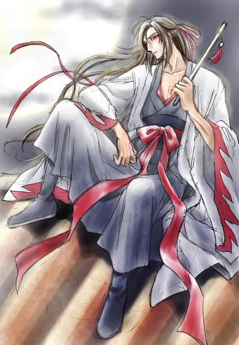 ラジドラ聴いたら描かずにおれんでしょ#魔道祖師 #mdzs#夷陵老祖 #一日一忘羨 