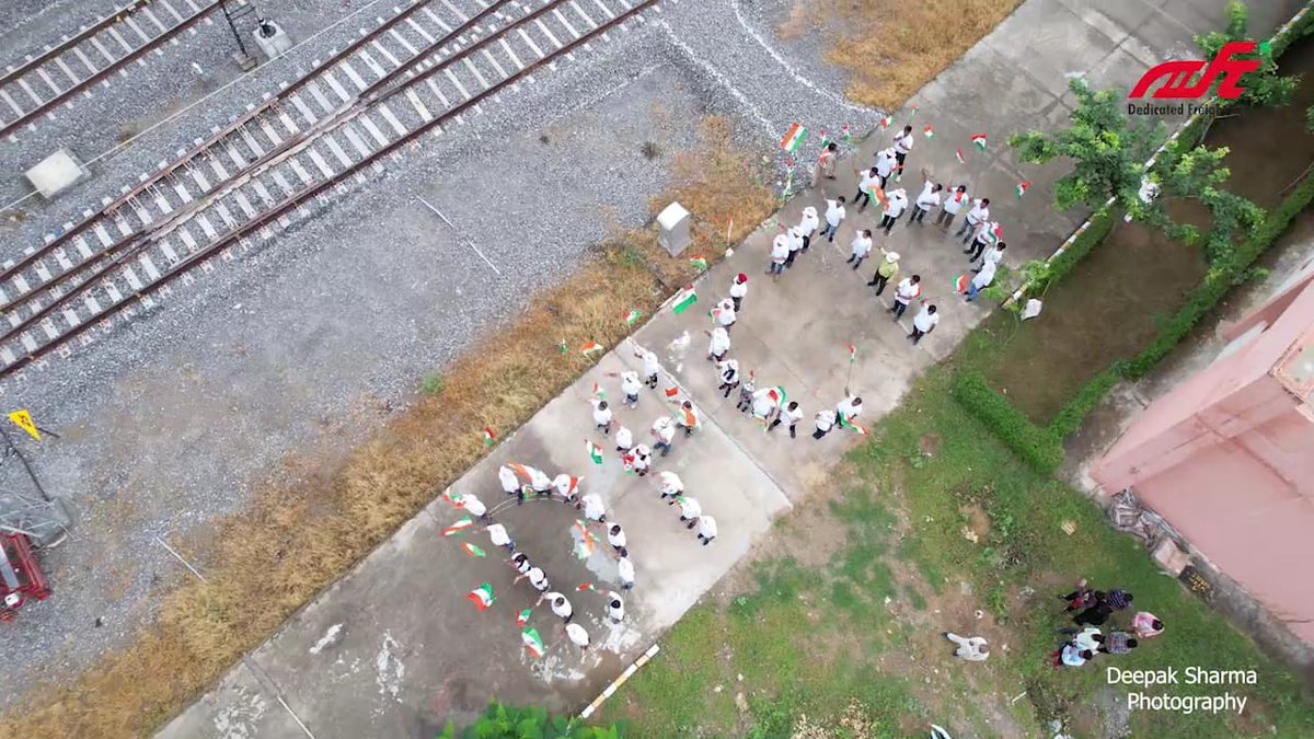 Our 🇮🇳 , Our Pride! 

Our #Tiranga, waving proudly at the DFC New #Haripur, New #Saradhana &amp; New #Jawali Stations as part of Azadi ka #AmritMahotsav celebrations.

#HarGharTiranga
#IndiaAt75 #IDAY2022 
#IndependenceDay2022 #IndependenceDayIndia
#DFCCelebratesIndiaat75