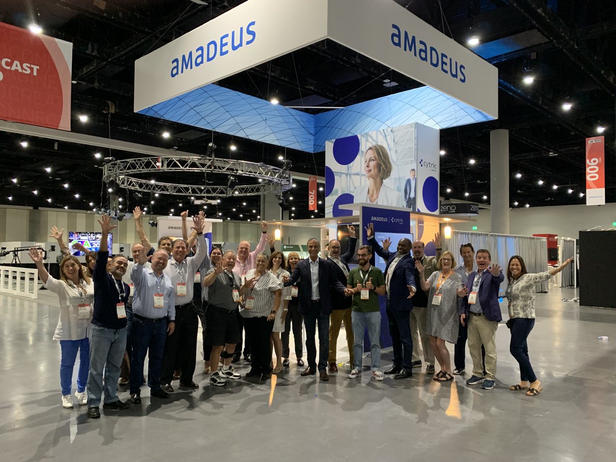 AmadeusITGroup's tweet photo. Hello San Diego! Say hi to the Amadeus team at Booth 915 and see how we're making business better in real life for employees and corporate travel clients with content, booking &amp; expense. #GBTA2022 #BetterIRL https://t.co/OifcUUAKaA