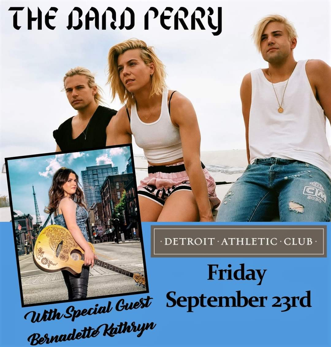 BKathryn_Music's tweet photo. 📢 SPECIAL ANNOUNCEMENT!!!! 📢
My band will be opening for The Band Perry on Friday, September 23, at the Detroit Athletic Club! I'm so excited! 🤠💃💃💃🤠
#thebandperry #bandperry #countrymusic #country #music #livemusic #singer #singersongwriter #songwriter #mus https://t.co/8s8xPlq2Dn