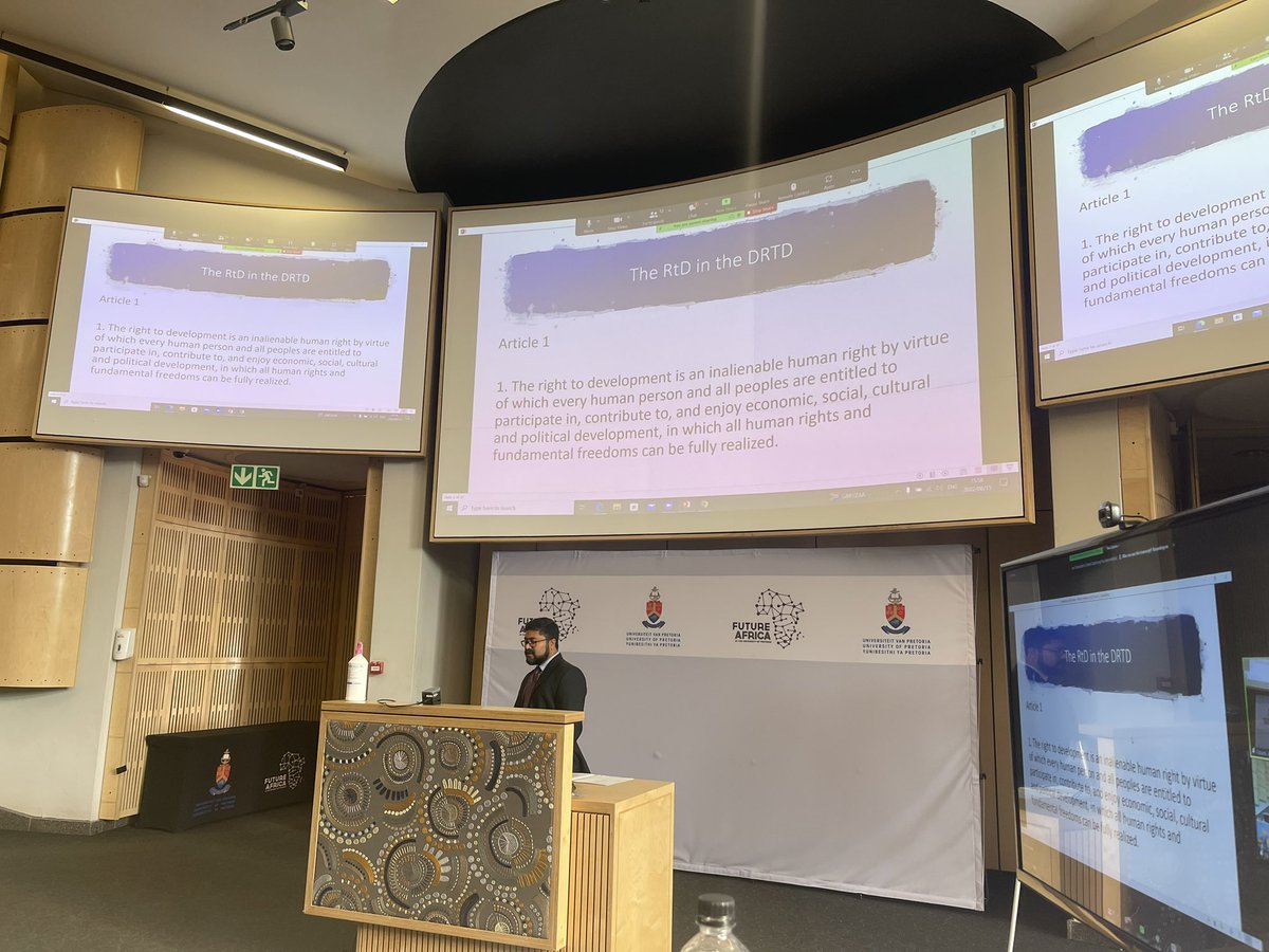 arkwesi's tweet photo. .@CHR_HumanRights Last session of the day #AHRC2022_RTD @mihirkanade Chair of UN Expert Mechanism on R2D and Chair Drafting Committee of a legally binding instrument on right to development makes his presentation on R2D and Agenda 2030 on Sustainable Development @basimanyaned https://t.co/9xuXFl82En