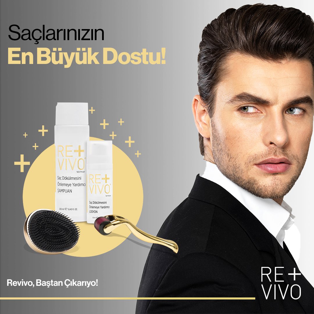 Revivotr's tweet photo. Revivo Saç Dökülmesini Önlemeye Yardımcı Bakım Seti vitamin, bitkisel yağ ve Procapil içeren: Şampuan ve Losyonun yanı sıra emilimi hızlandıran dermaroller ve masaj tarağı sayesinde saçlarınızın en büyük dostu!

Revivo, baştan çıkarıyo!

https://t.co/6k20BB2BfX

#Revivo https://t.co/EKLVnaMo0W