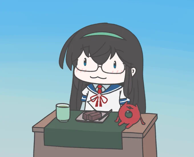 水ようかんと淀どん。 