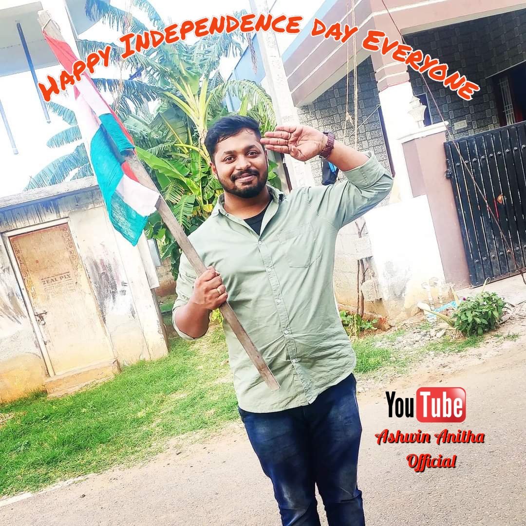 ashwin_wembly's tweet image. Happy Independence day Everyone #IndependenceDay #Indianflag #IndiaAt75 #india