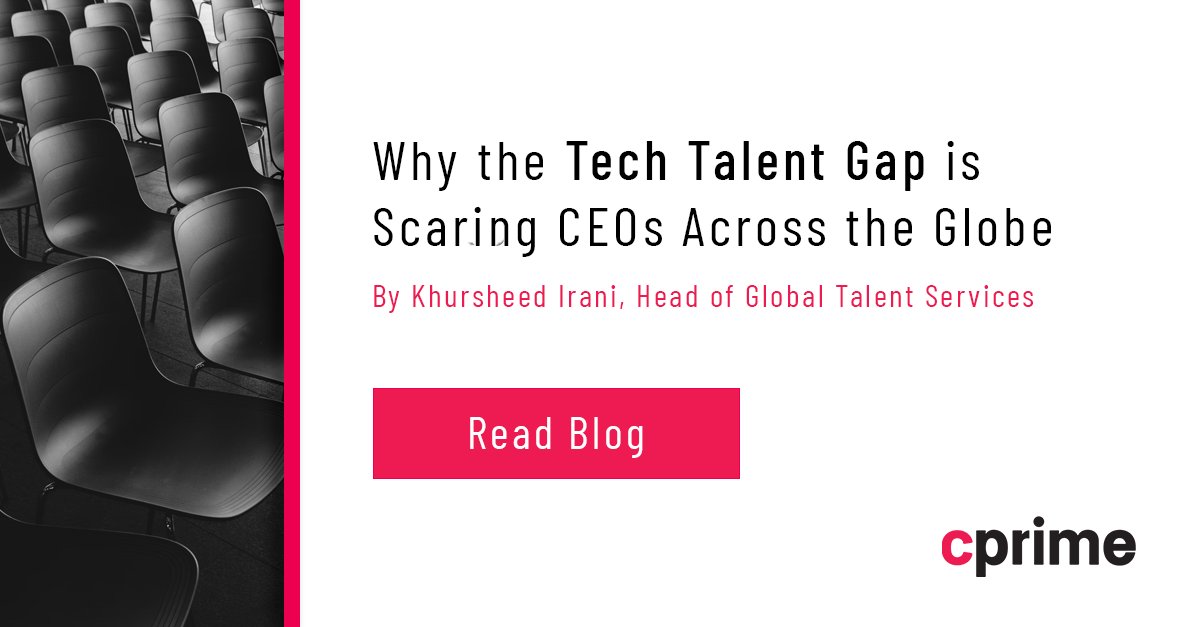 CprimeInc's tweet image. The tech talent gap continues to grow and the consequences are dire. Learn more about a proven solution from Cprime’s Global Talent Services: ow.ly/1laL50KfjqM

#techtalent #techtalentshortage