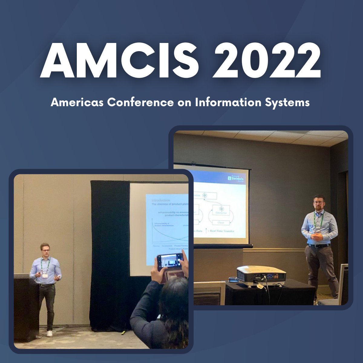 Advanced Systems Engineering (@fachgruppe_ase) on Twitter photo In den vergangenen Tagen haben <a href="/Maurice_Meyer17/">Maurice Meyer</a>, <a href="/chrkoldewey/">Christian Koldewey</a> und @OzcanLeon Vorträge auf der #AMCIS in Minneapolis gehalten. Thematisch ging es um die Verwertungen von #Datenanalyse-Ergebnissen in der #Produktplanung sowie um Erfolgs- und Fehlerfaktoren digitaler #Plattformen.🧑💼 In den vergangenen Tagen haben <a href="/Maurice_Meyer17/">Maurice Meyer</a>, <a href="/chrkoldewey/">Christian Koldewey</a> und @OzcanLeon Vorträge auf der #AMCIS in Minneapolis gehalten. Thematisch ging es um die Verwertungen von #Datenanalyse-Ergebnissen in der #Produktplanung sowie um Erfolgs- und Fehlerfaktoren digitaler #Plattformen.🧑💼