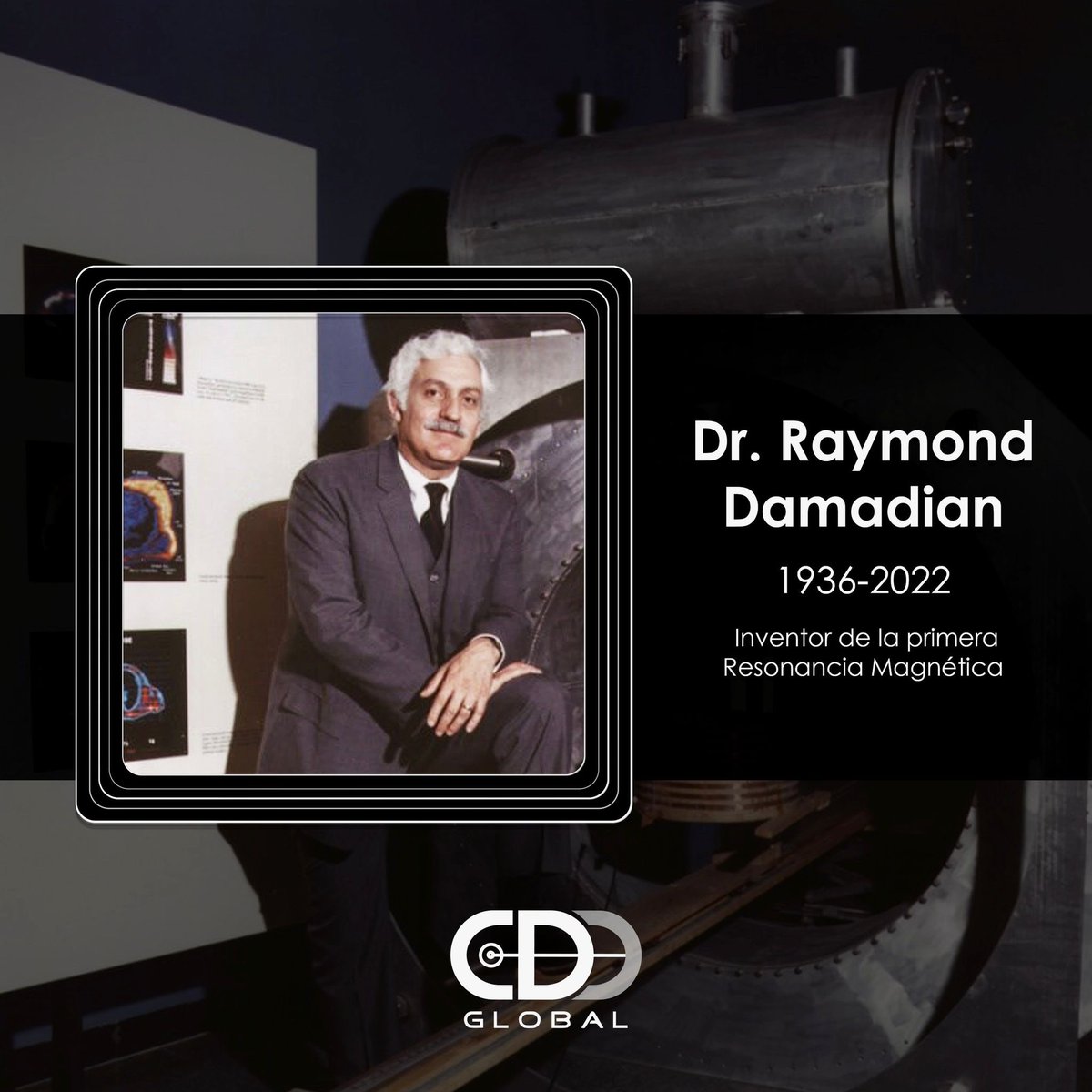 Recibo la triste noticia del fallecimiento del Dr. Raymond Damadian, a quien recuerdo gratamente haber conocido y conversado sobre la resonancia magnética Fonar Upright MRI. Paz a su alma.