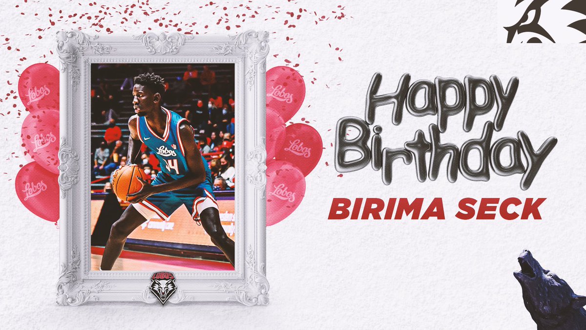 UNMLoboMBB's tweet photo. 🎉🎂 Happy Birthday Birima!!🎂🎉

Join us in wishing @SeckBirima a great birthday!! #GoLobos https://t.co/4Ru58ARP1m