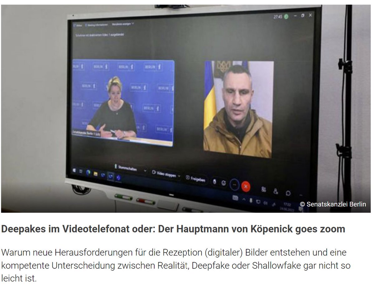TABundestag's tweet photo. Nachlese #TABlog-Beitrag zu #DeepFakes von Alma Kolleck.
👉https://t.co/duwO1jKet7
(und Vorausschau auf eine diesen November startende TAB-Studie zu rechtlichen und gesellschaftlichen Herausforderungen, aber auch zu Innovationspotenzialen von Deepfakes)
#DeepFake #ShallowFake #KI https://t.co/uYyL4SHw8V