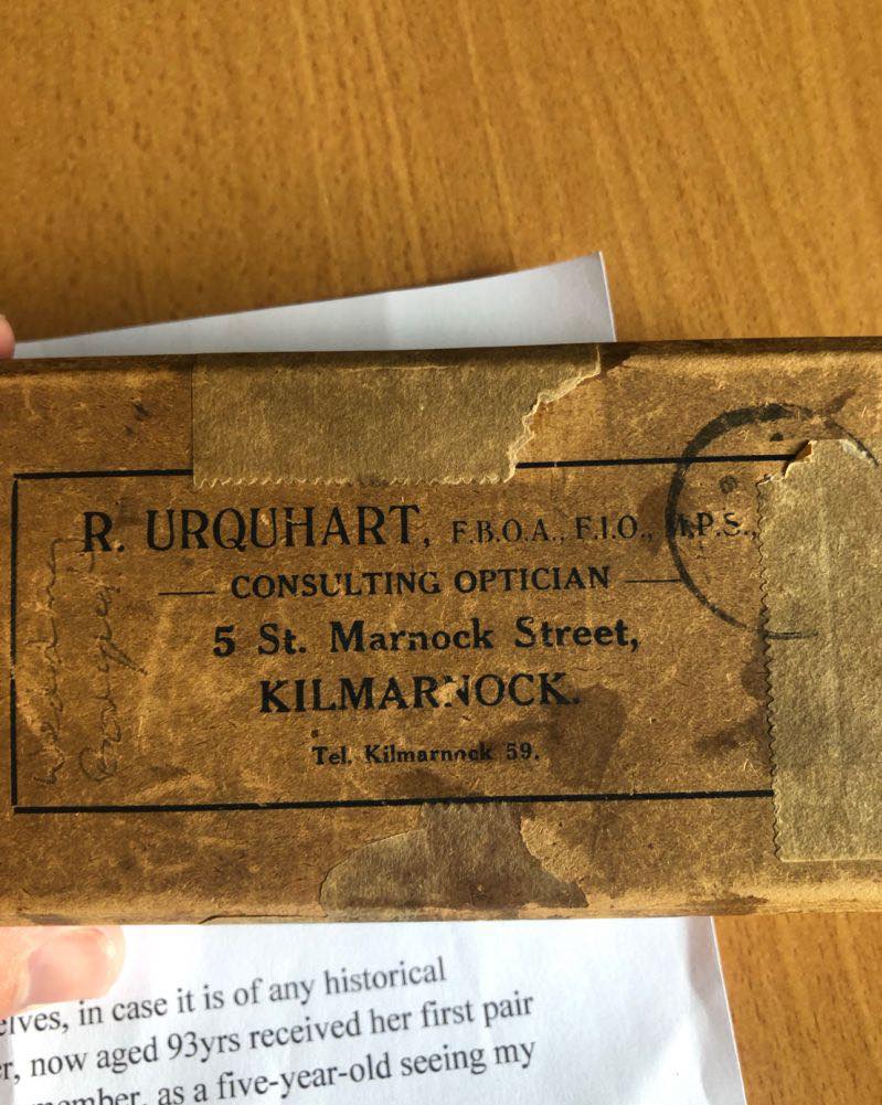 urquhartopts's tweet photo. Urquharts started in 1916 so it was amazing to get this fantastic piece of history in the post! Look carefully, the phone number was 59 π§ Its now 525059. Thanks Mr Smith, we will make sure itβs on display soon π #startseeingthingsdifferently https://t.co/XQ7Ytwh9sM