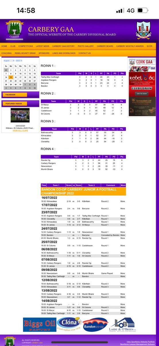 Conor O Regan (@conor_o_regan23) on Twitter photo Bunch of dinosaurs that are out of touch <a href="/carberygaa/">Carbery GAA ๐ฏ</a> just able towipe the slate clean because they didnโt foresee such a situation play out.
How can you allow a team give a walk over then play the remaining 2 games but because it doesnโt suit agendas regard them as null and void Bunch of dinosaurs that are out of touch <a href="/carberygaa/">Carbery GAA ๐ฏ</a> just able towipe the slate clean because they didnโt foresee such a situation play out.
How can you allow a team give a walk over then play the remaining 2 games but because it doesnโt suit agendas regard them as null and void
