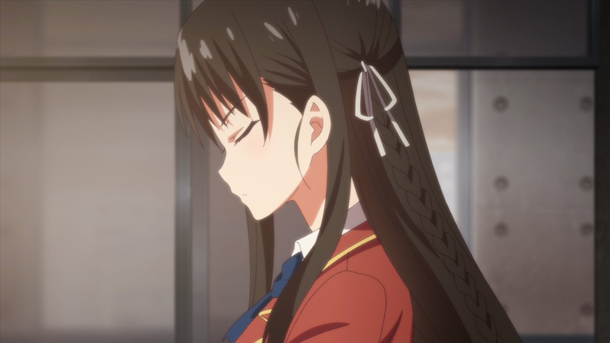 GermanAnimeDE's tweet photo. Classroom of the Elite war heute ja mal was, wer hätte damit gerechnet  das die Spione Aus Klasse C so schnell auf fliegen... Mal Sehen ob Klasse D Den Kampf diesmal gewinnt.

~Soma
#you_zitsu #よう実 https://t.co/QJ5aTCgrLd