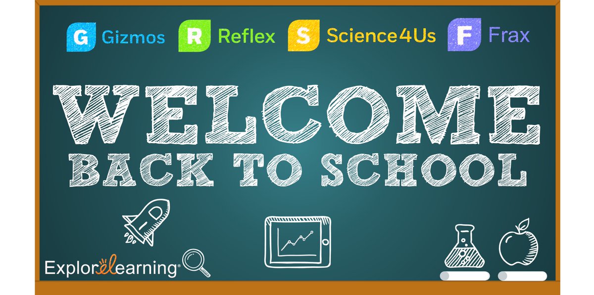 ELMonikaBell's tweet photo. Welcome Back teachers and students! @ExploreLearning wants to wish you a positive, productive 2022-2023 school year! Have some serious fun with #math and #science!๐๐ซ๐โ๐
#BackToSchool2022 #ELGizmos #ReflexMath #Science4Us #Frax
https://t.co/TSPaFacD3L https://t.co/5lYsnraHNP