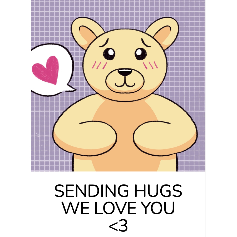 Nervy4Tress's tweet photo. Your outpouring of compassion and HUGS has touched me in a way Iโll never forget. Thank you, Bear-Hugging-Brigade and @thehugxyz community. #BestCardEver https://t.co/54d9jrbFGW