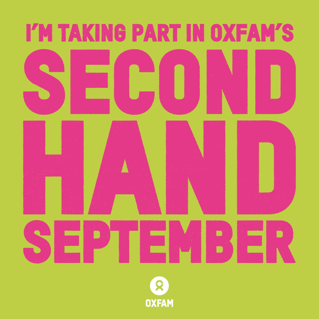 JGCreativeComms's tweet photo. The team are joining the Oxfam sustainable style challenge and committing to only purchasing second hand clothes during September 🛍️ Sign up yourself here https://t.co/indKGkSMyh #oxfam #secondhand #Sustainability #nantwich #charity https://t.co/jgeXsdYGoZ