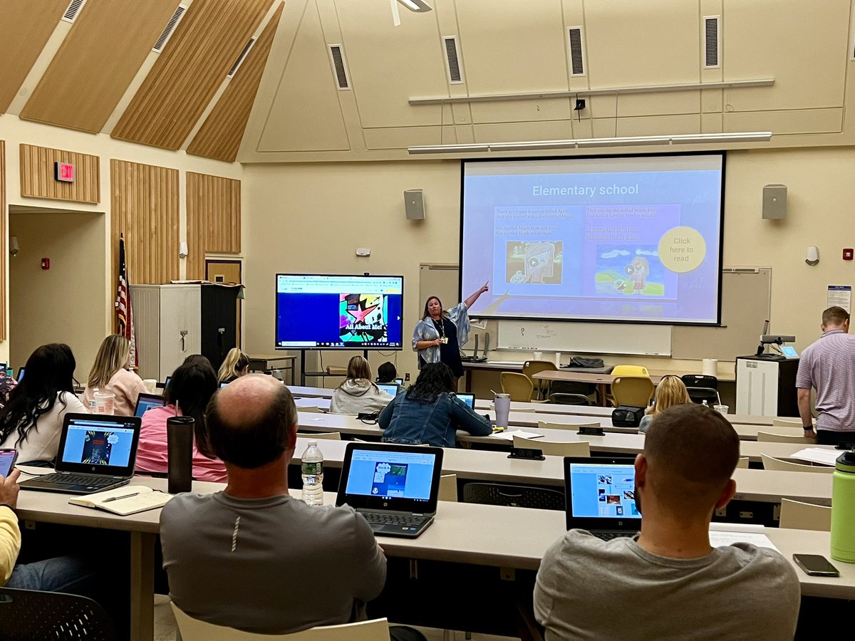 Mrs_Kole's tweet photo. @TCSD #TroyTechCamp2022 #TechCampTaughUs #TroyNY @ParentSquare  @BookCreatorApp Troy Staff are fully committed to putting students first! https://t.co/jWlFA9yqMT