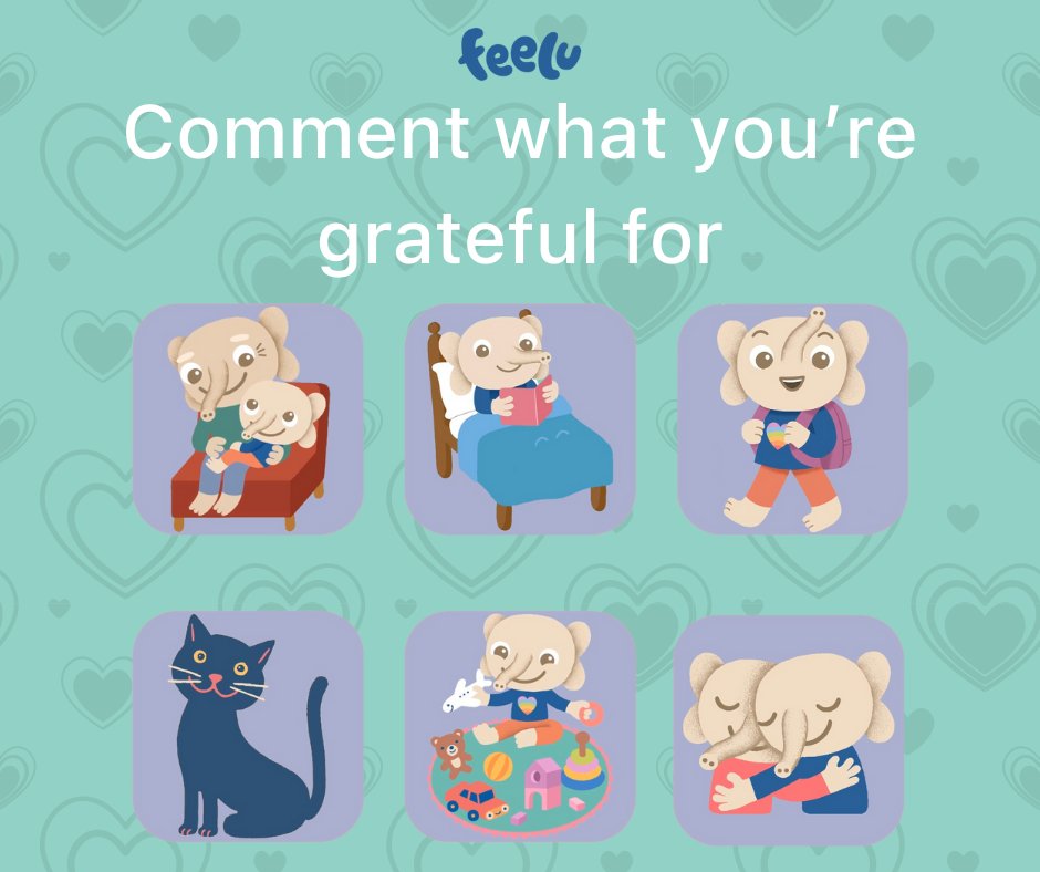 AppFeelu's tweet image. What are you grateful for? 

#Kids have the power to learn #habits that are both good or bad. Their minds are easily moulded by the world and they can often be confused about their emotions. Feelu provides a constructive way for kids to understand their #emotions