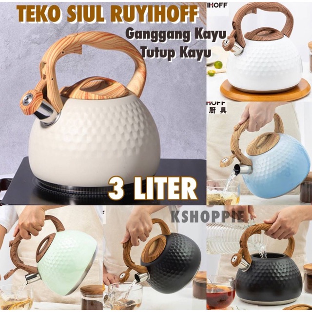 sarrahamzah's tweet photo. Cek TEKO SIUL ESTETIK RUYIHOFF 3 LITER / TEKO HOMECHACHA / TEKO HYEJIN / TEKO SIUL 3 LITER dengan harga Rp215.000. Dapatkan di Shopee sekarang! https://t.co/QnaTL8itJi https://t.co/SQD9UUH6SQ