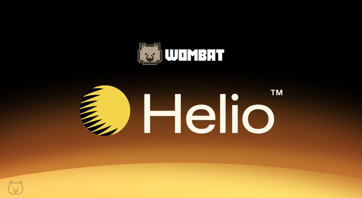 Hello, Wombats! Allow us to introduce our very new friend coming on the @BNBChain, the leading #stablecoin protocol @Helio_Money! 🔶

Reading this 🧵 thread until the end will help you get a chance to win the $1,000 giveaway &amp; know more about $HAY: