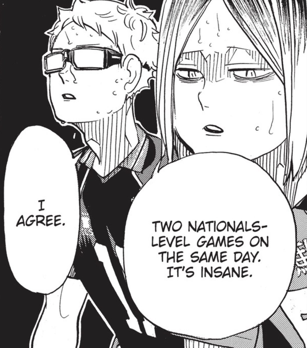 lavendori's tweet photo. if tsukki was a participant in the special match i feel like he &amp; tokyo folks could’ve had more interactions like this 🥺 https://t.co/PTKIdXUJKL