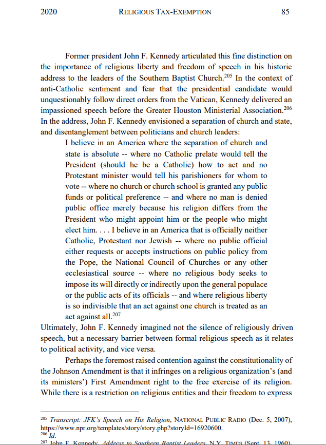 gal_suburban's tweet photo. September 13, 1960
John F. Kennedy: Address to Southern Baptist Leaders

"I believe in an America where separation of church &amp; state is absolute - where no Catholic prelate would tell the President how to act &amp; no Protestant minister would tell his parishioners for whom to vote - https://t.co/eUgLJonabk