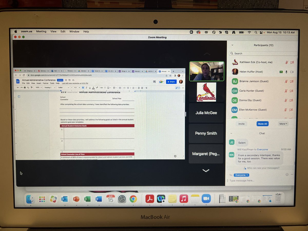 Great opening to the WCPS Summit by <a href="/GaryWCPS/">Dr. Gary Willow</a> - Elementary Counselors currently meeting about taking a deep dive into data for their ASCA Annual Agreement <a href="/ASCAtweets/">ASCA</a> <a href="/helen_huffer1/">Helen Huffer</a>