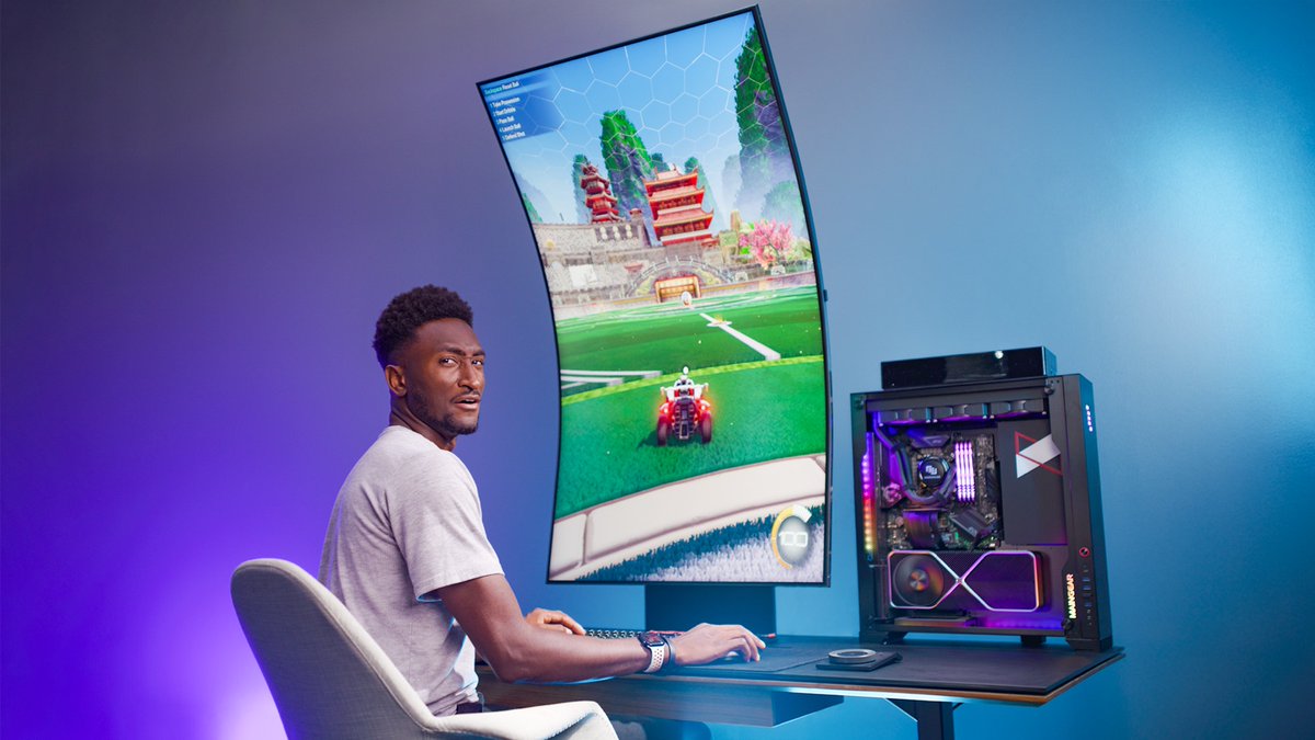 MKBHD's tweet photo. NEW VIDEO - Dope Tech is back! 🤖 Transparent battery banks
🕹 Absurd gaming monitor
📸 The Smartest webcam of all time

https://t.co/ZSXFVxTCua https://t.co/Wc1SZAd8kw