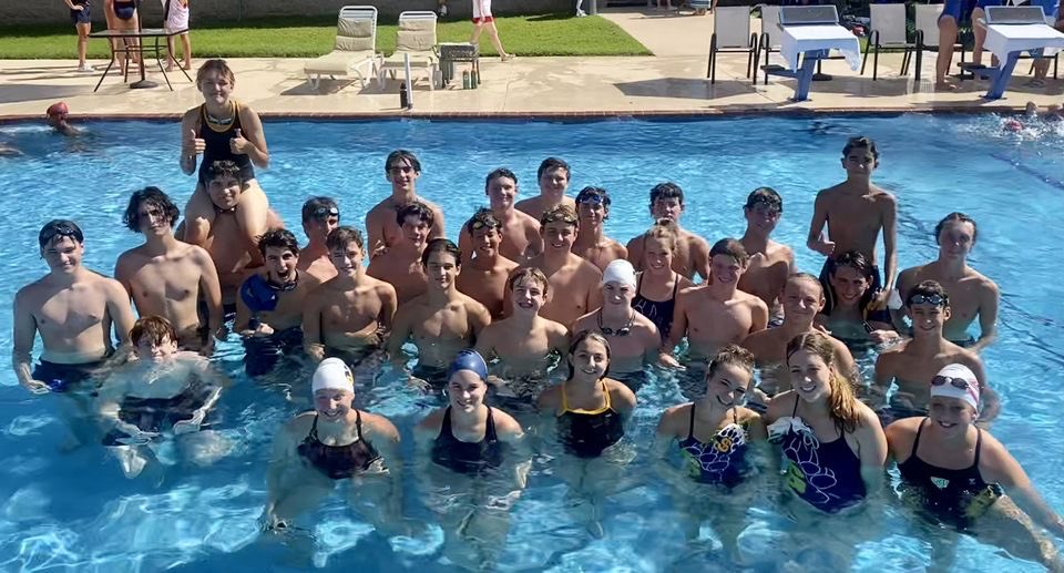 stjoeswim's tweet photo. Our swimmers will be competing this afternoon at 4:45 at Jackson Yacht Club! Come out support the @StJoeMadison Bruins! https://t.co/Qlrlgq2n6Q