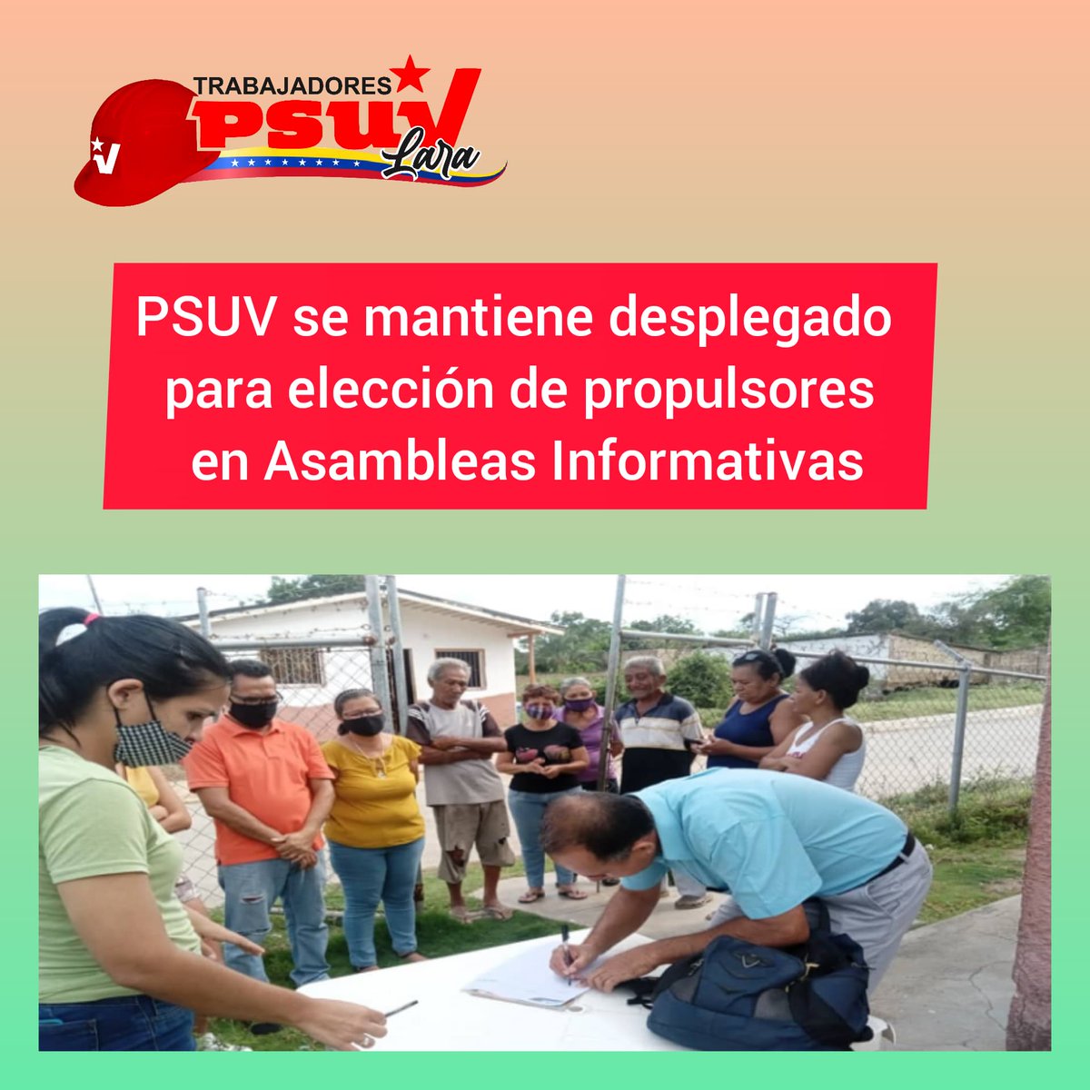 Noti Trabajadores PSUV Lara #15Agosto

*Partido Socialista Unido de Venezuela se mantiene desplegado para elección de propulsores en Asambleas Informativas. 

*Diputado William Gil afirma que el Parlamento ha sancionado un total de 51 leyes. 
#PensarComoPais <a href="/PartidoPSUV/">PSUV</a>