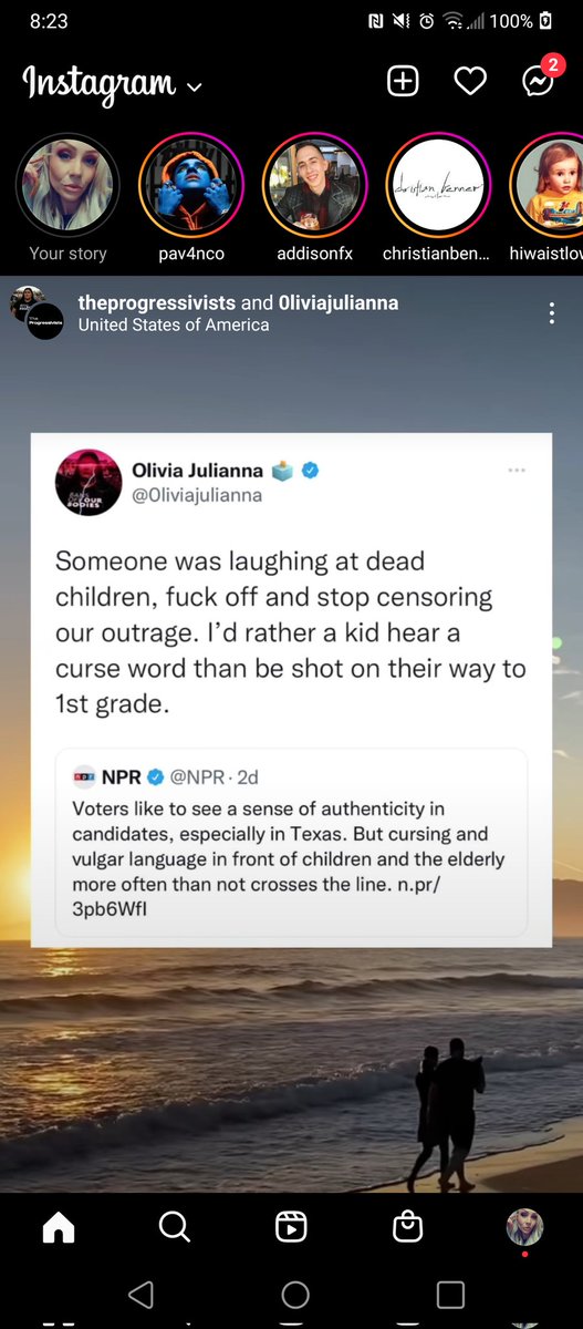 queenbirk's tweet photo. @NPR you can't HONESTLY think that people will care about his language when he was using it against someone WHO WAS LAUGHING ABOUT CHILDREN DYING.
You're on the wrong side of this NPR give your head a shake. https://t.co/NLNUUGQhag
