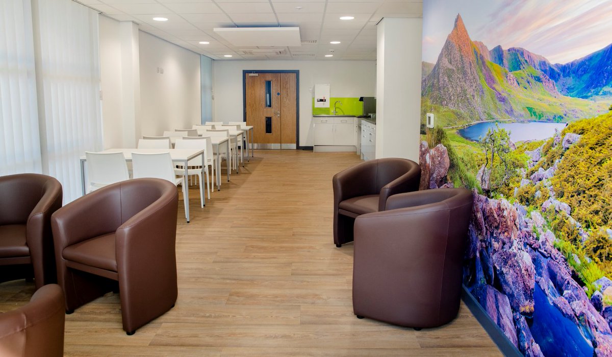 WelshAmbulance's tweet photo. The Trust has unveiled a new integrated care contact centre for its staff in St Asaph.

The space will be the new base for @NHS111Wales, @BetsiCadwaladr and the Trust’s Clinical Support Desk staff.

Read more👉https://t.co/MFhWe2wIYD https://t.co/S79PTo8YsW