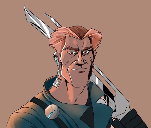 The Spazz Lore continues to develop;

DUODEN

📜Once in battle, he led what was left of his defeated contingent on a last charge against the hundred Sparitan engines 

🎖Rank: Captain-Commander of the Death Machine Clan

🪐Original Earth: Earth Δύο

======== 🔻🔻🔻🔻🔻🔻