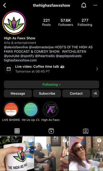Going LIVE TOMORROW on the @HighAsFawxShow IG at 6:45am PT / 9:45am ET it&rsquo;s for subscribers only. So<a class="tags" target="_blank" title="On Twitter" href="/?out=eyJ0eXAiOiJKV1QiLCJhbGciOiJIUzUxMiJ9.eyJpYXQiOjE3MTk3MzI2NzYsImlzcyI6InR3cG9ybnN0YXJzLmNvbSIsIm5iZiI6MTcxOTczMjY3NiwiZXhwIjoxNzUxMjY4Njc2LCJyZWRpcmVjdF91cmwiOiJodHRwczovL3R3aXR0ZXIuY29tL0hpZ2hBc0Zhd3hTaG93In0.7HCp2XKXyEpZYAHzT2fboFa8Aq130vSd5fyOsk_tns0qzi_EahghMCuvfNwZXOyuLurHQ1VY_ZKOJopGPz-MyQ">@HighAsFawxShow</a><a href="/tag/realloyalfans"class="tags"><span>#realloyalfans</span></a>