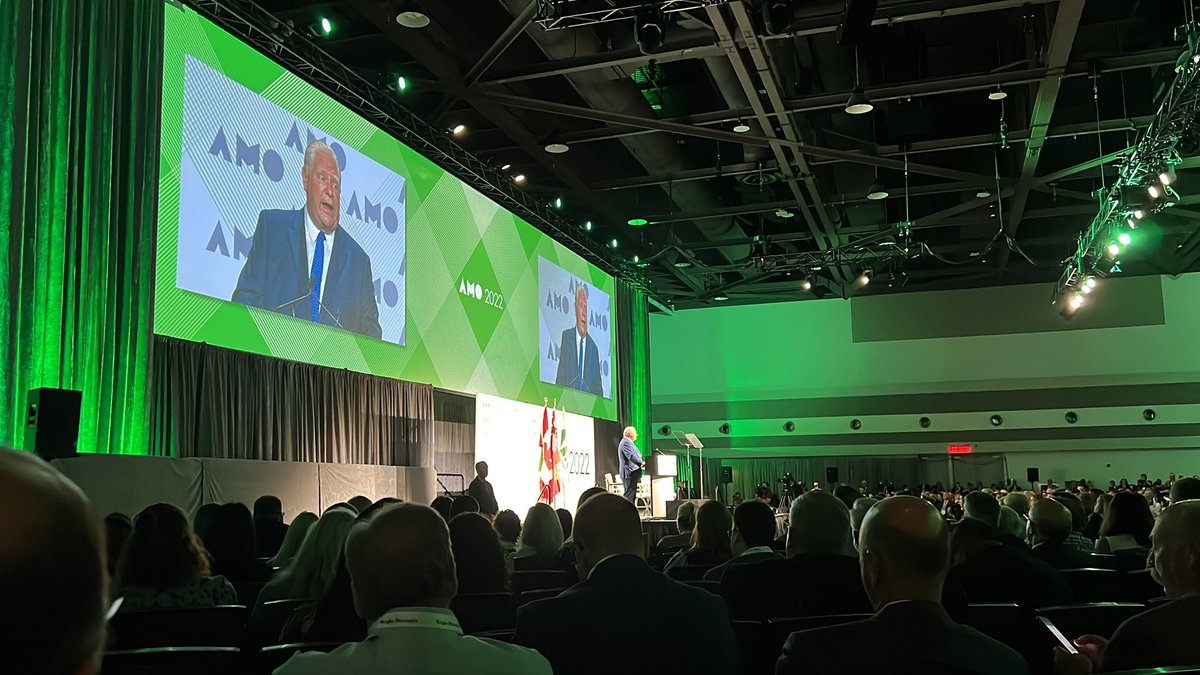 Not a single clap for strong mayor powers during <a href="/fordnation/">Doug Ford</a>’s speech to a packed room of municipal mayors, councillors and staff at <a href="/AMOPolicy/">AMO</a> #AMO2022