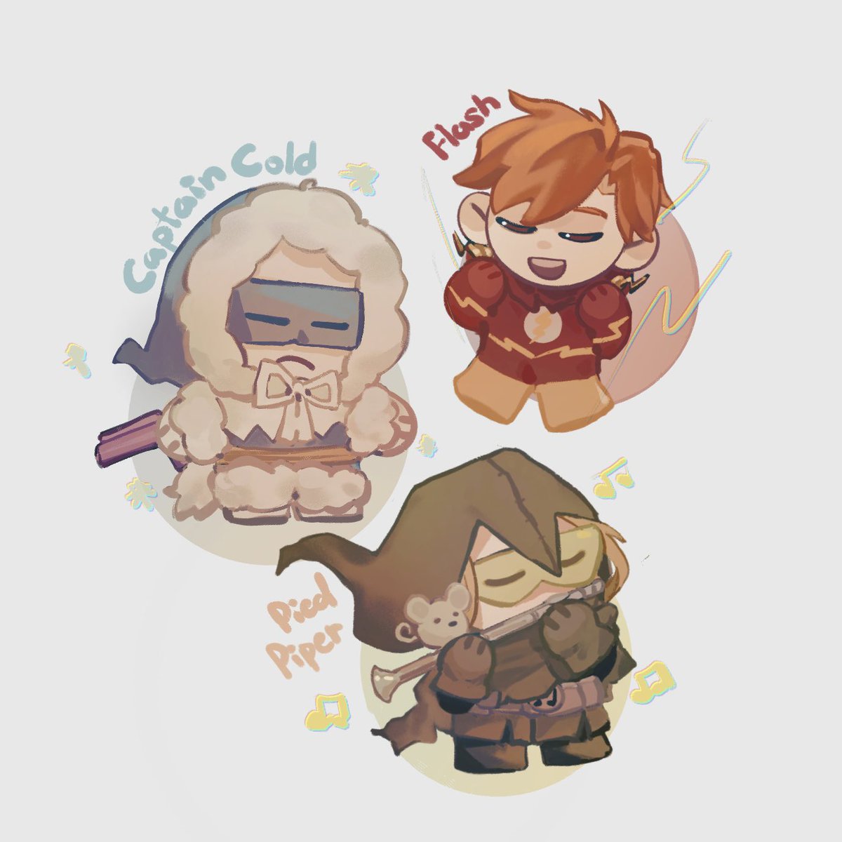 Recently reading Flash
Some chibi doodles for my newbies😘
#WallyWest #HartleyRathaway #LeonardSnart