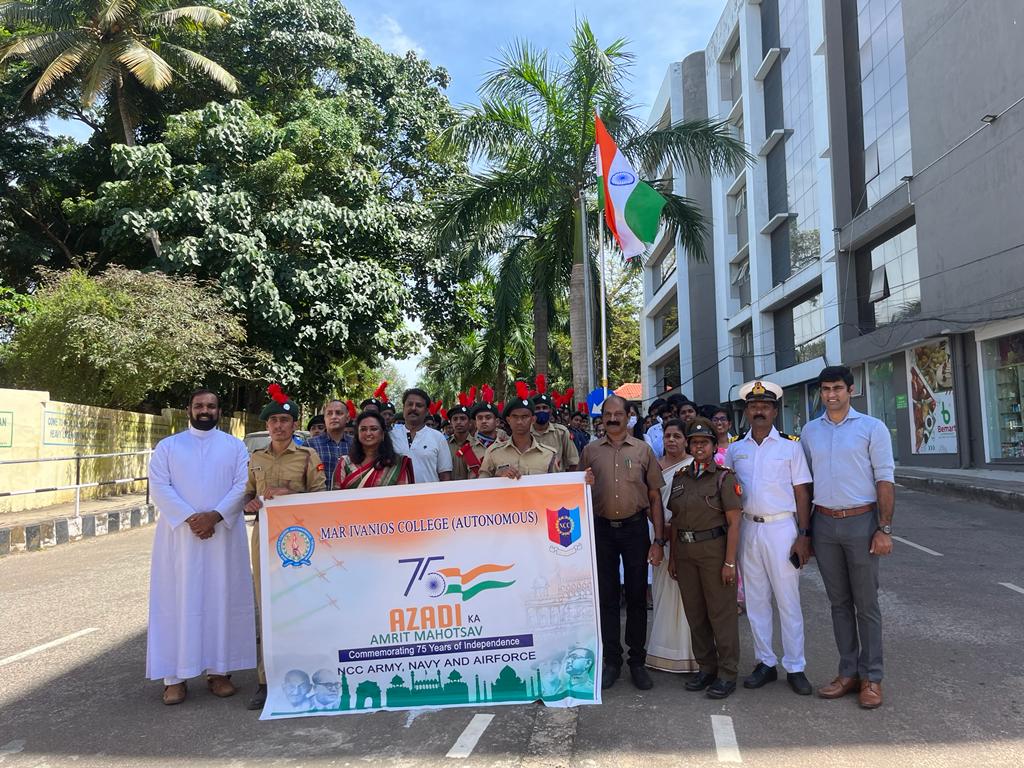 IvaniosMar's tweet photo. Azadi Ka Amrit Mahotsav at Mar Ivanios College, Trivandrum https://t.co/iW39VvOaKa