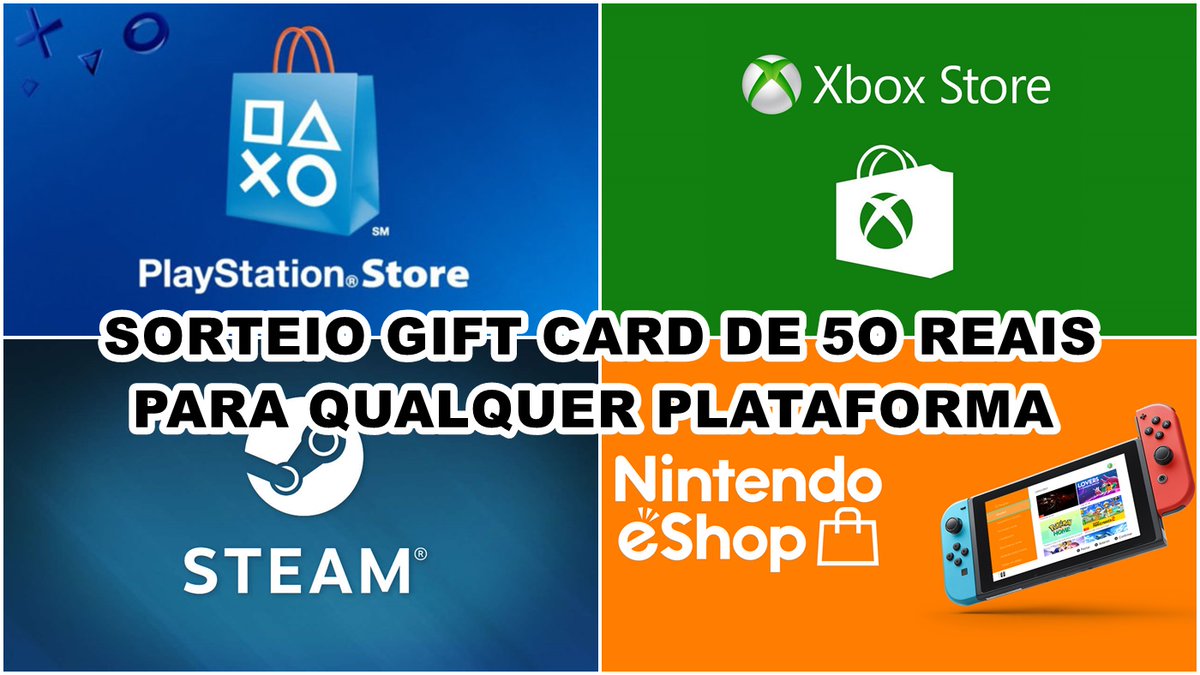 GregoryFelipeEF's tweet photo. 🎮 2º SORTEIO GIFT CARD DE 50 REAIS PARA QUALQUER PLATAFORMA 🎮

SORTEIO EXTRA DO MÊS - Não precisa marcar ngm 

Regras:
Me seguir aqui e seguir @CovilMorcego
Dar RT nesse tweet

Data: 1/09

#SORTEIO #PlayStation #Xbox #NintendoSwitch #pcgaming https://t.co/qrLyYRWiVV