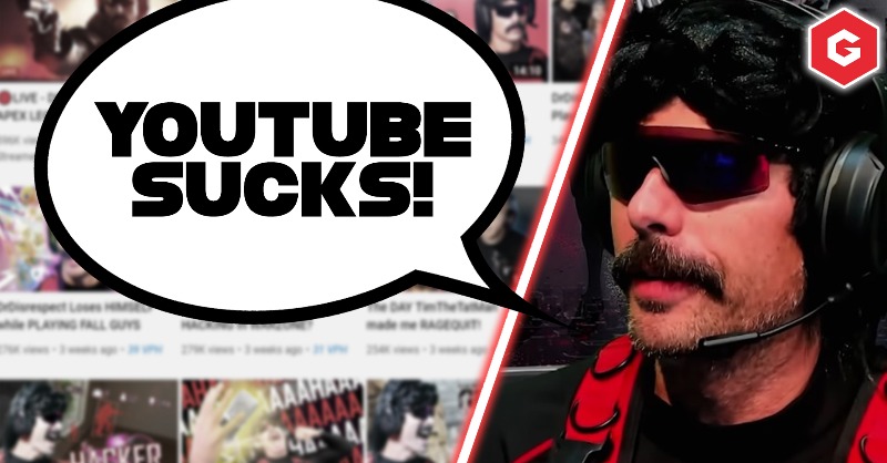 Gfinity's tweet photo. Dr Disrespect feels disrespected by YouTube 🤔
#drdisrespect #doctordisrespect #Youtube #youtube #youtuber #youtubers #youtubegaming #gaming #gamingnews