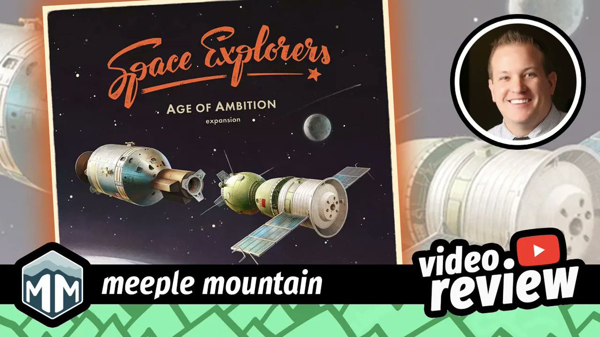 meeplemountain's tweet photo. Join @BoardgameBrody as he rockets into the void with his review of Space Explorers: Age of Ambition from @25thCG.
https://t.co/tfCY6l0UQw
#BoardGames #SpaceGames #BoardGamers #GameNight #CardDrafting #SetCollection https://t.co/apTYrrALZ1
