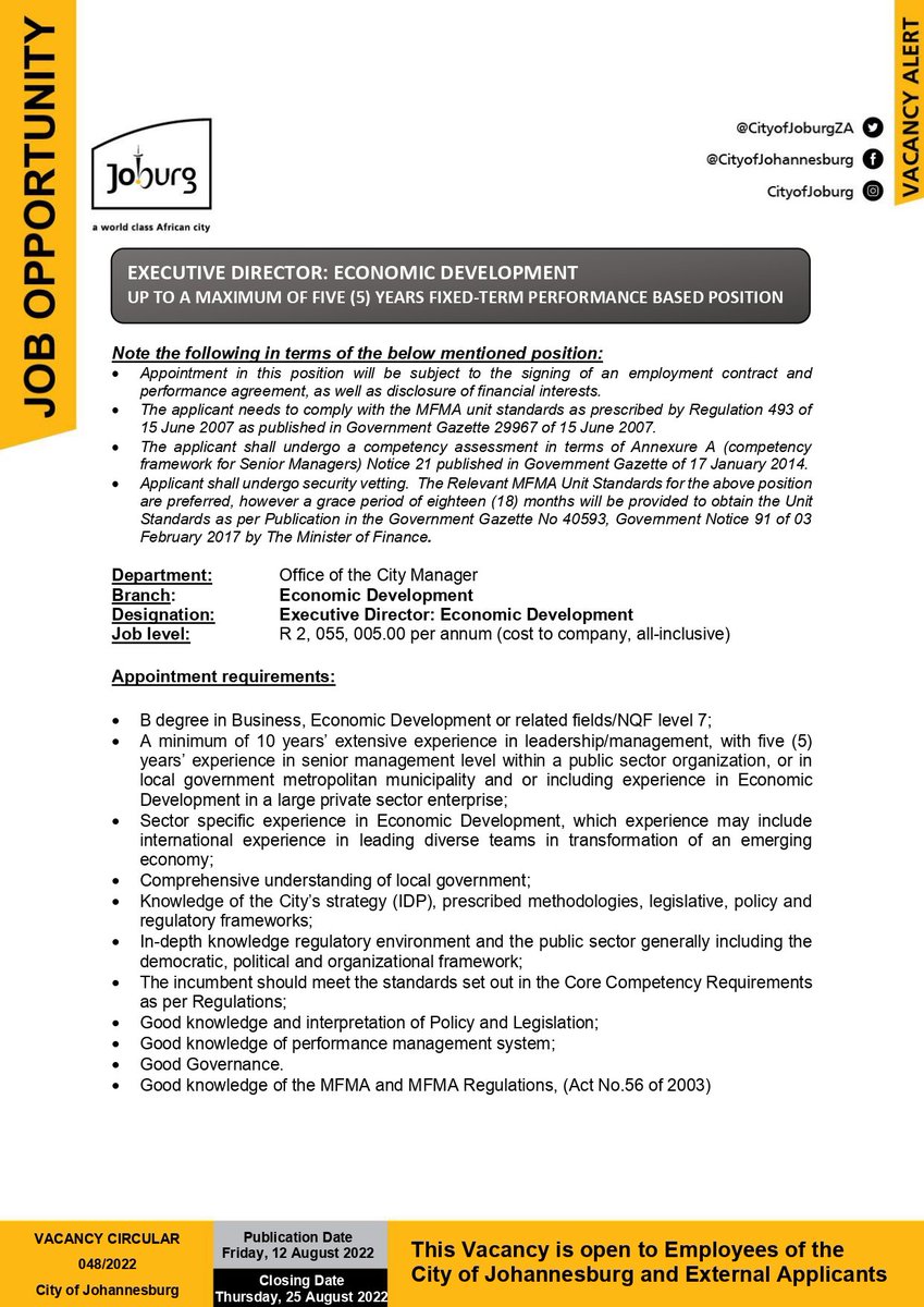 Office of the MMC: Economic Development tweet media