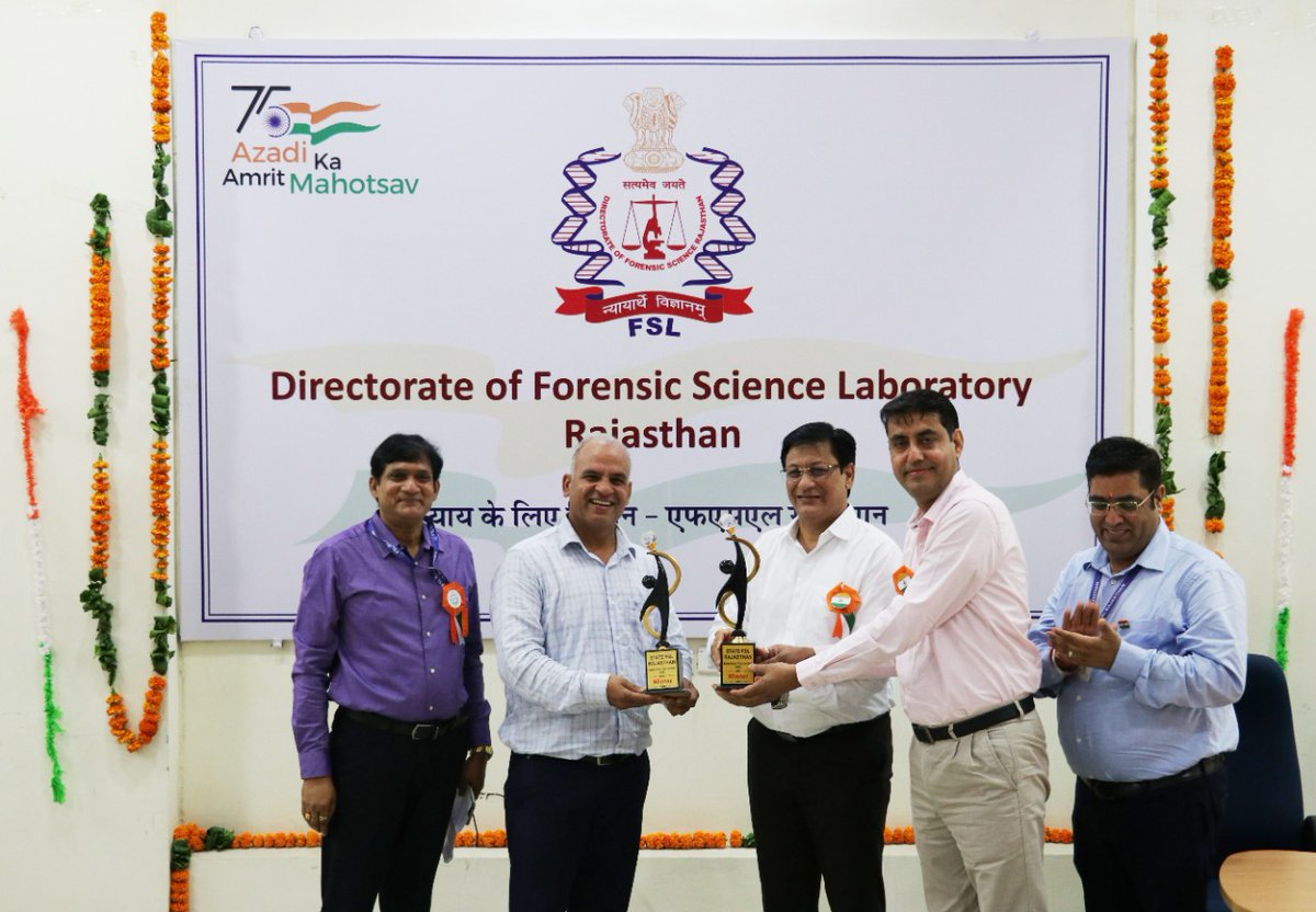 Forensic Science Laboratory, Rajasthan, tweet media