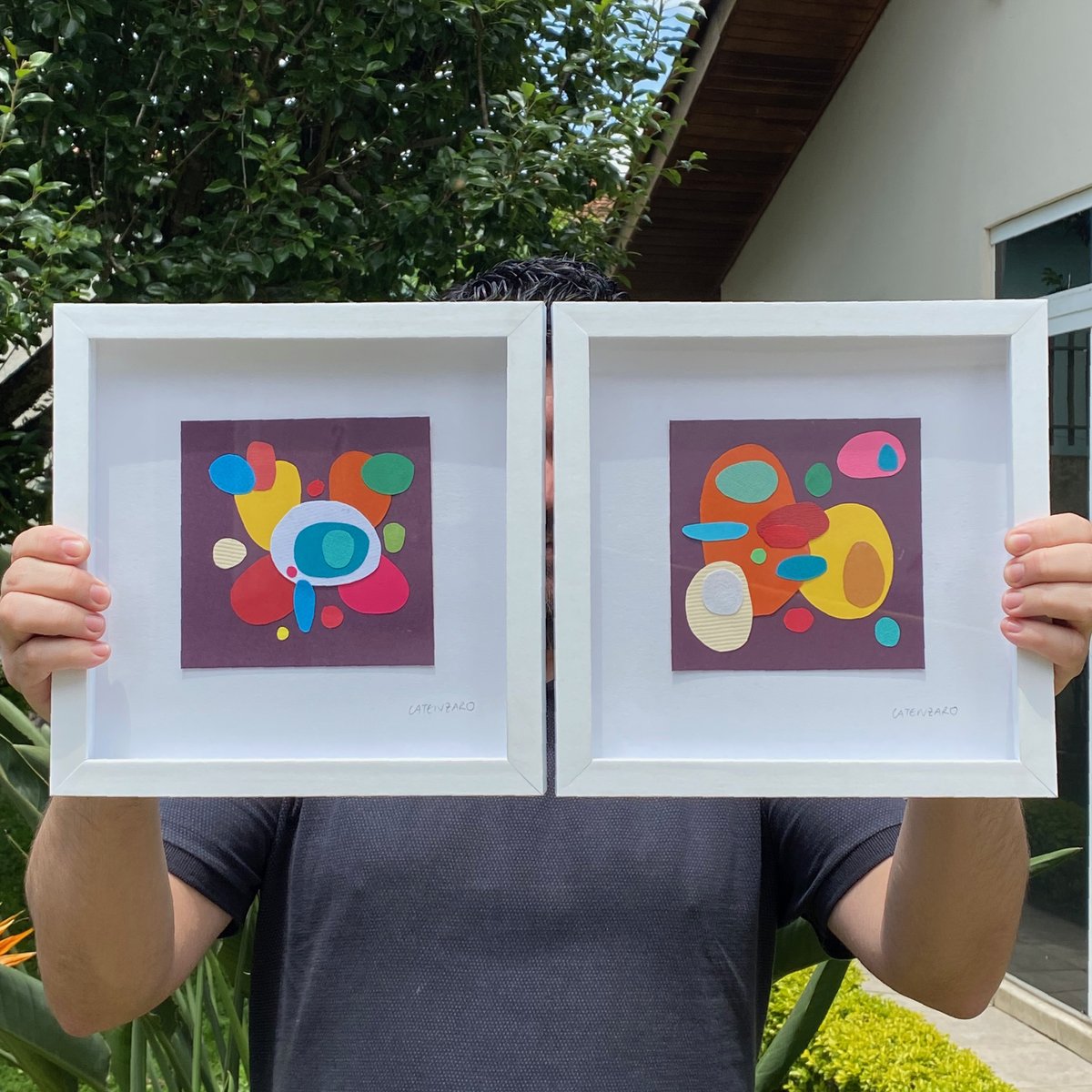 LojaCatenzaro's tweet photo. Díptico Substância 01 e 02. Colagem original do artista Adriano Catenzaro disponível no site da nossa loja. Entregamos em todo o Brasil.
#lojacatenzaro #catenzaro #adrianocatenzaro #colagem #comprearte #colecionearte #artenaparede #quadro. https://t.co/GjgTjAPDmi