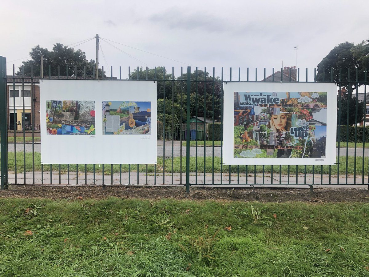 ewewiora's tweet photo. More from #clickmoor at #theducky #larkhillgardens - this work was a collaboration with @tarlyn #throughourlens young people exploring climate change &amp; wider topics important to each individual, through photo collage @OpenEyeGallery #LOOKphotobiennial @EmmaCase #katmonaghan https://t.co/TT5Sj03BcB