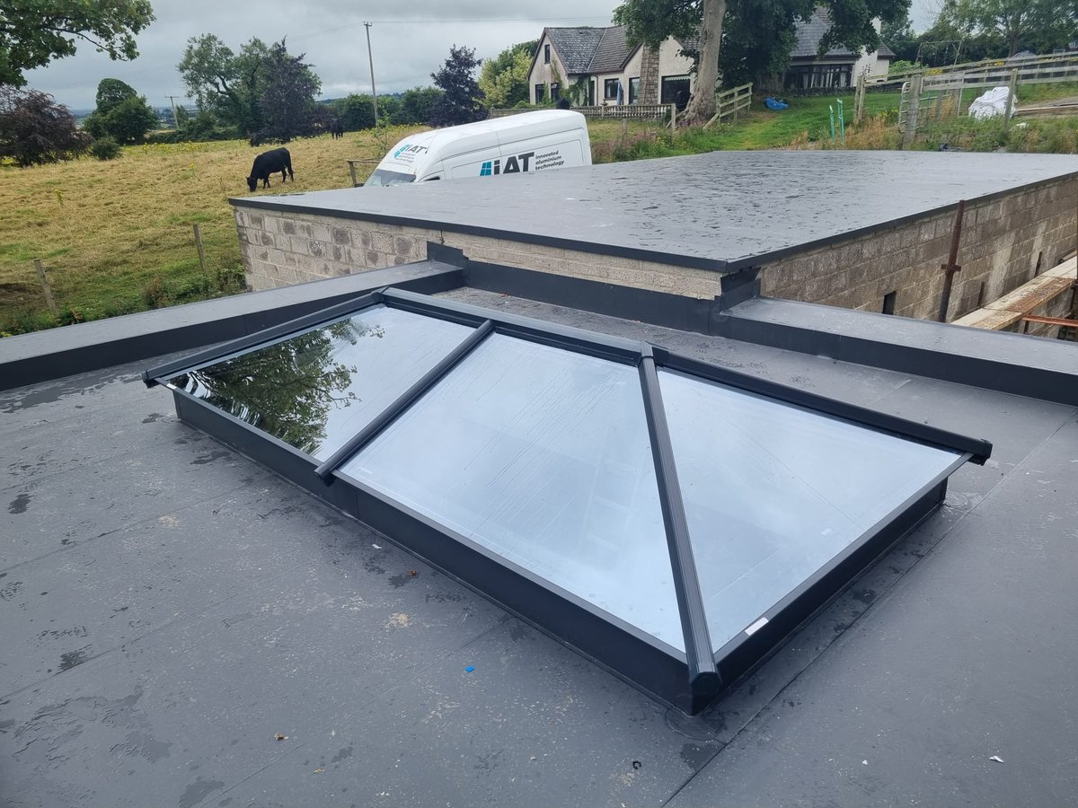IAT04's tweet photo. Rooflight Installation complete https://t.co/CmKJ747puz