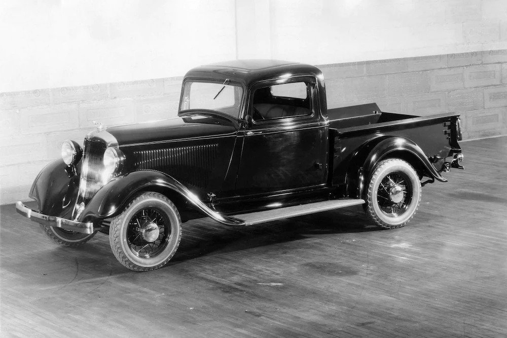 #FactofTheWeek: In 1933, #Dodge's naming system for the next 15 years used advancing letters to match years and C for #truck. These got a #ram hood ornament, used a cab and forward sheet metal from a car, and a flat-cowl standard chassis (no bodywork) cost $340. 